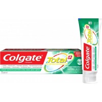 Комплексная зубная паста Colgate Total 12 Профессиональная чистка гель Антибактериальная, 75 мл